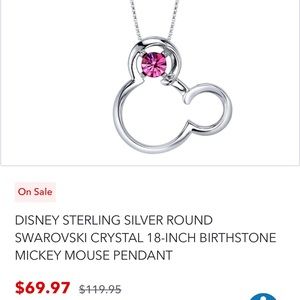 Mini mouse birthstone